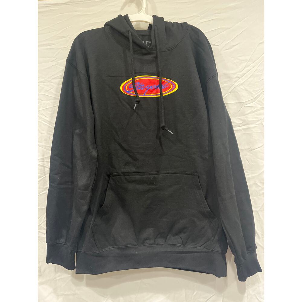 Stay Cool Hoodie Sweatshirt Black Men’s Large Graphic Print Basic Comfort